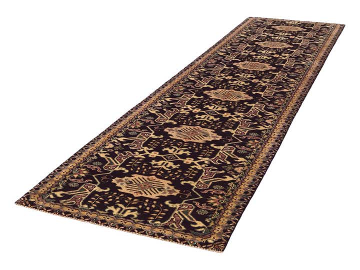 2' 11 x 11' 10 Hand Knotted Peshawar Ziegler Runner Rug