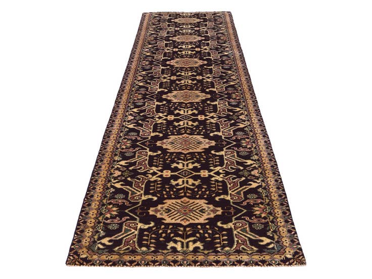 Detail image of 2' 11 x 11' 10 Hand Knotted Peshawar Ziegler Runner Rug