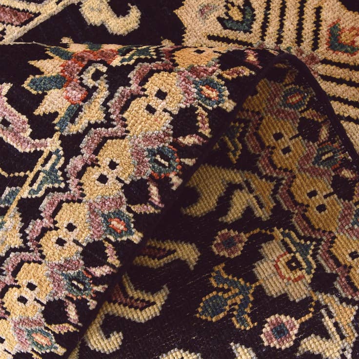 Detail image of 2' 11 x 11' 10 Hand Knotted Peshawar Ziegler Runner Rug