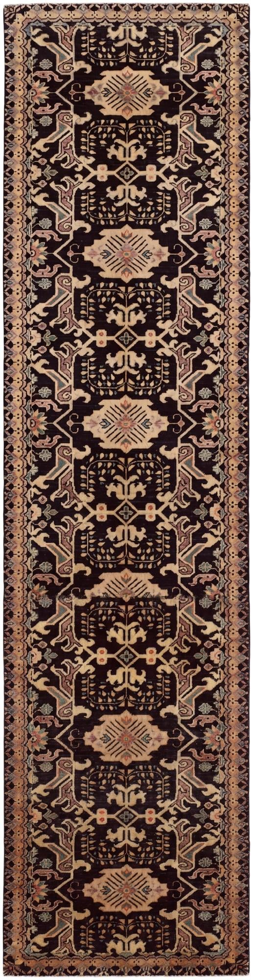 2' 11 x 11' 10 Hand Knotted Peshawar Ziegler Runner Rug