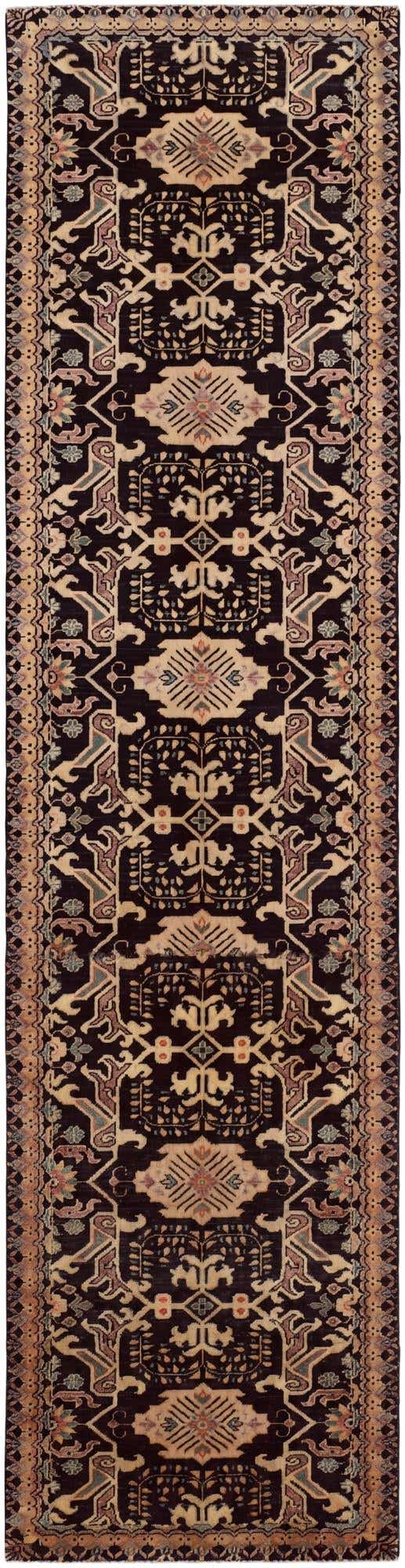 2' 11 x 11' 10 Hand Knotted Peshawar Ziegler Runner Rug