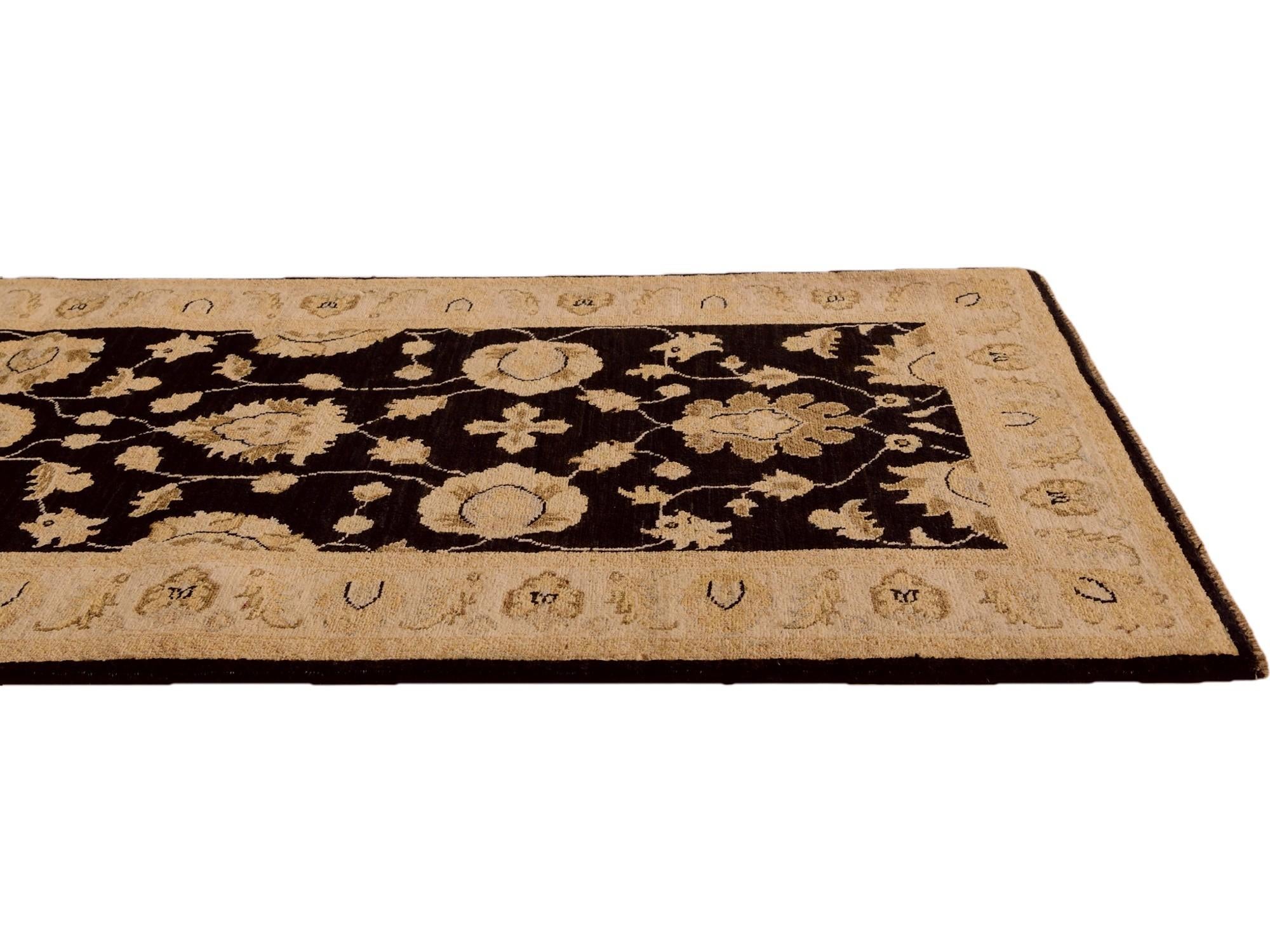 2' 9 x 9' 6 Hand Knotted Peshawar Ziegler Runner Rug