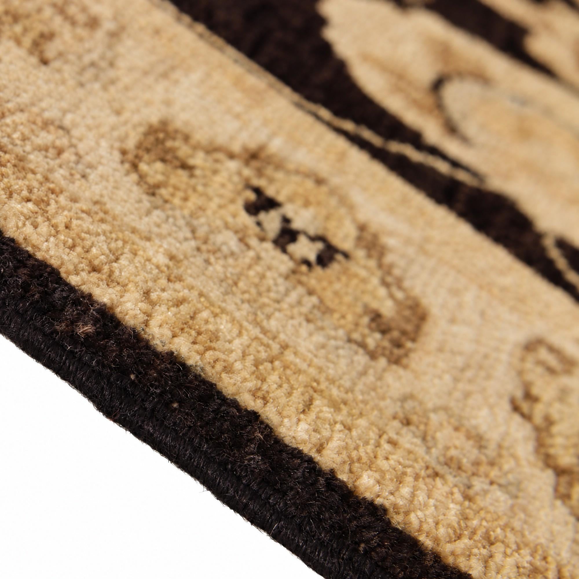 85cm x 290cm Hand Knotted Peshawar Ziegler Runner Rug