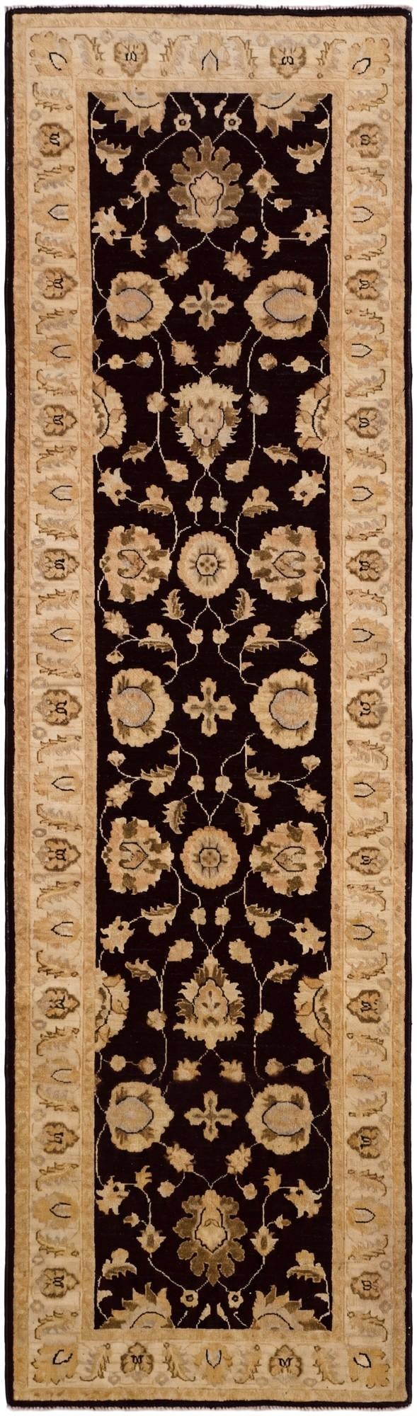 2' 9 x 9' 6 Hand Knotted Peshawar Ziegler Runner Rug