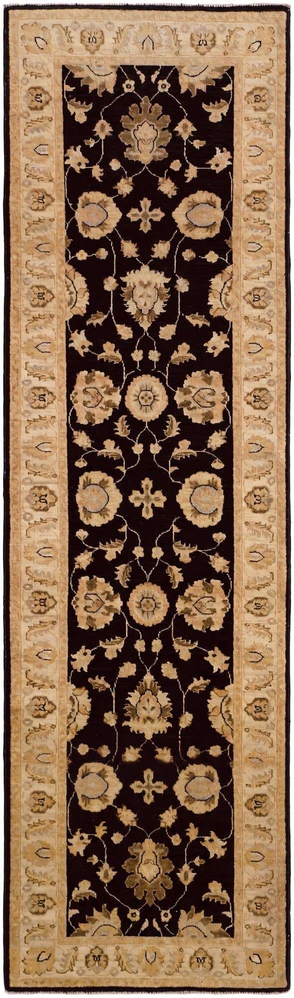 2' 9 x 9' 6 Hand Knotted Peshawar Ziegler Runner Rug