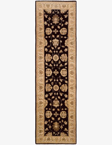 2' 9 x 9' 6 Hand Knotted Peshawar Ziegler Runner Rug