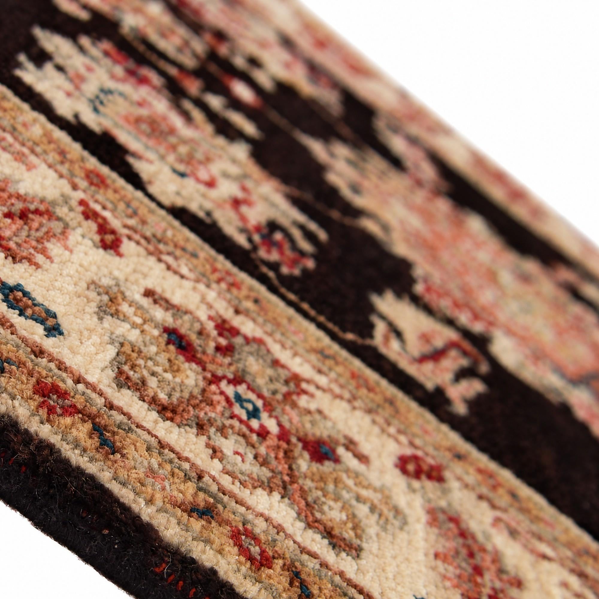 85cm x 310cm Hand Knotted Peshawar Ziegler Runner Rug