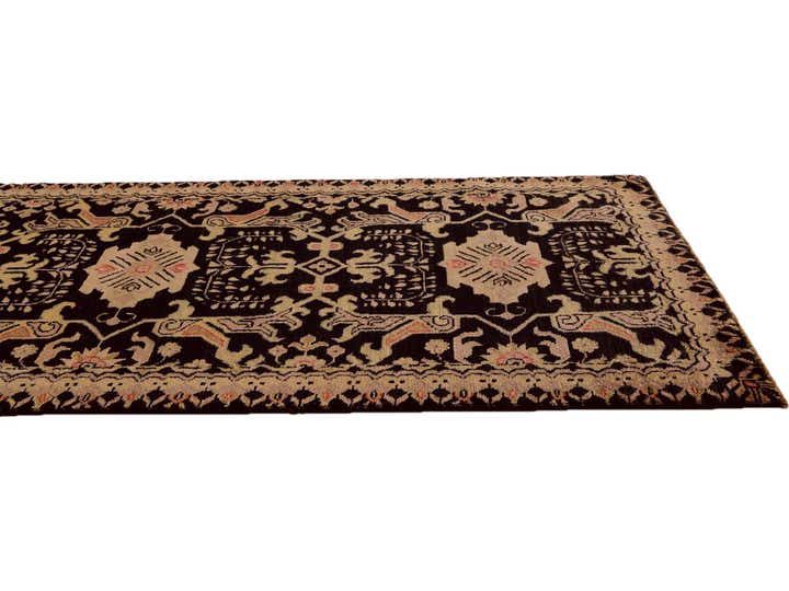 2' 9 x 9' 8 Hand Knotted Peshawar Ziegler Runner Rug