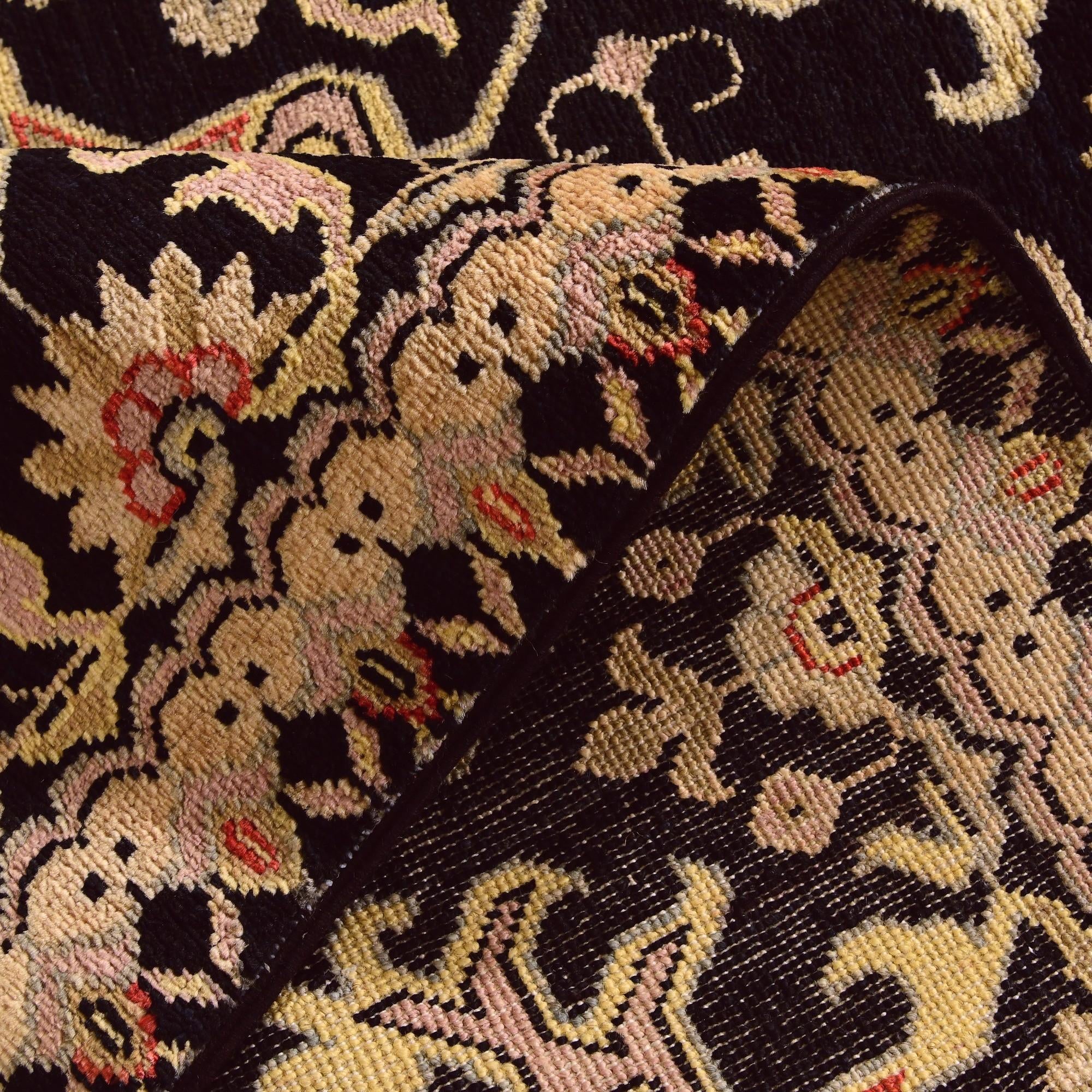 2' 9 x 9' 8 Hand Knotted Peshawar Ziegler Runner Rug
