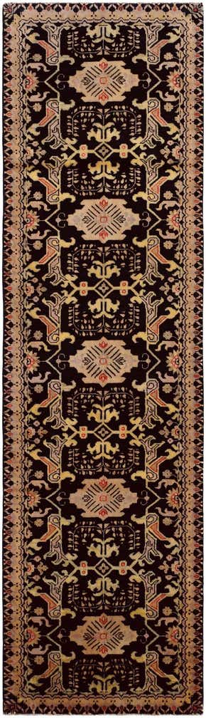 2' 9 x 9' 8 Hand Knotted Peshawar Ziegler Runner Rug