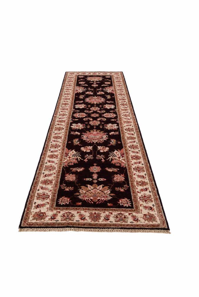 2' 9 x 10' Hand Knotted Peshawar Ziegler Runner Rug
