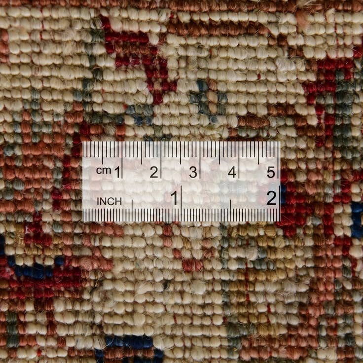 Detail image of 2' 9 x 10' Hand Knotted Peshawar Ziegler Runner Rug