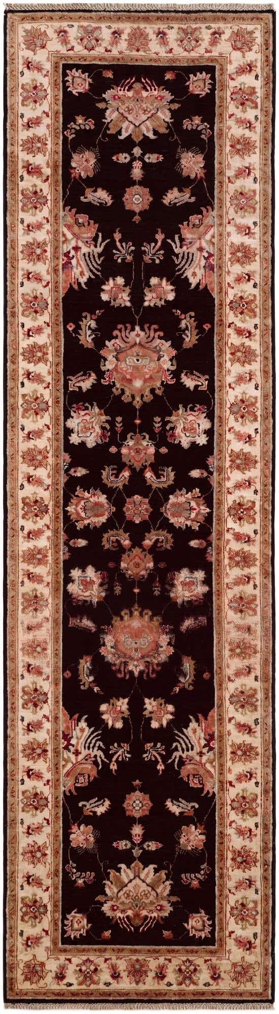 2' 9 x 10' Hand Knotted Peshawar Ziegler Runner Rug