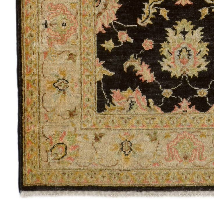 Detail image of 2' 9 x 10' 3 Hand Knotted Peshawar Ziegler Runner Rug