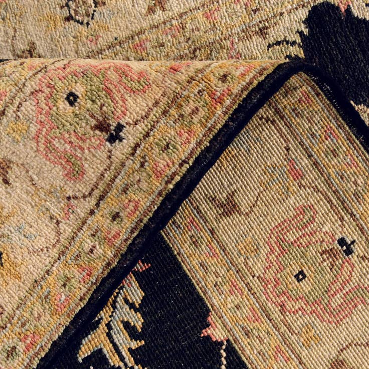 Detail image of 2' 9 x 10' 3 Hand Knotted Peshawar Ziegler Runner Rug