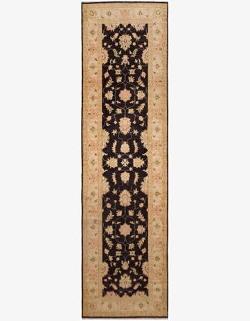 2' 9 x 10' 3 Hand Knotted Peshawar Ziegler Runner Rug