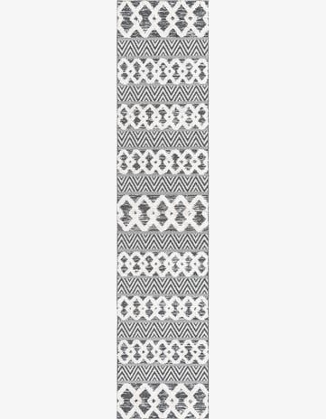 Black Sabrina Soto Casa Valencia Runner Rug