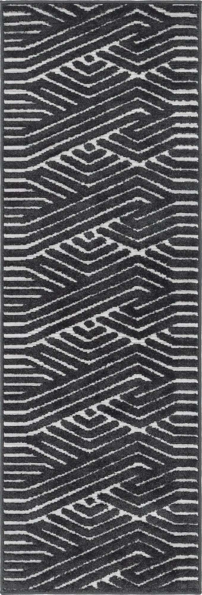 2' x 6' Easy-Clean Sabrina Soto Hudson Indoor / Outdoor Runner Rug
