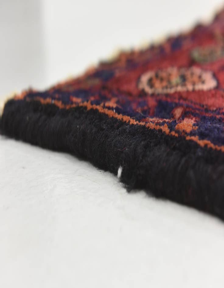 Detail image of 4' 10 x 10' 9 Hand Knotted Sanandaj Persian Wool Runner Rug