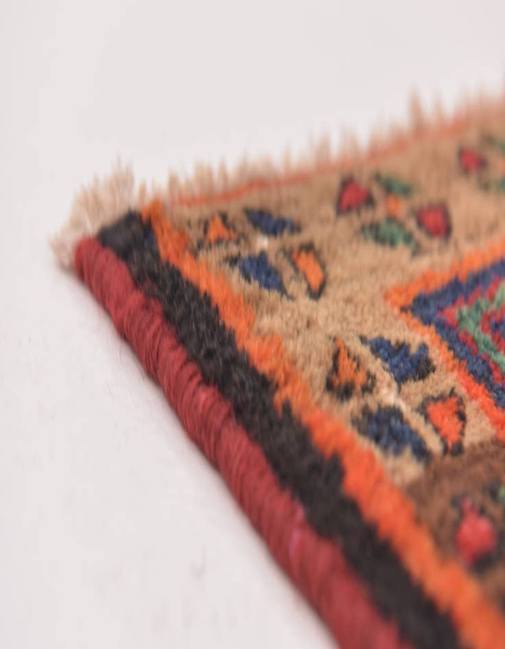 Detail image of 5' x 10' Hand Knotted Sarab Persian Wool Runner Rug