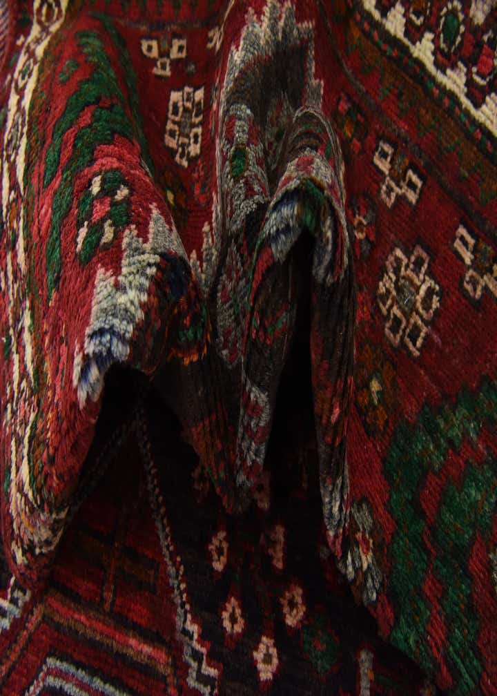 3' 4 x 9' 7 Hand Knotted Saveh Persian Wool Runner Rug