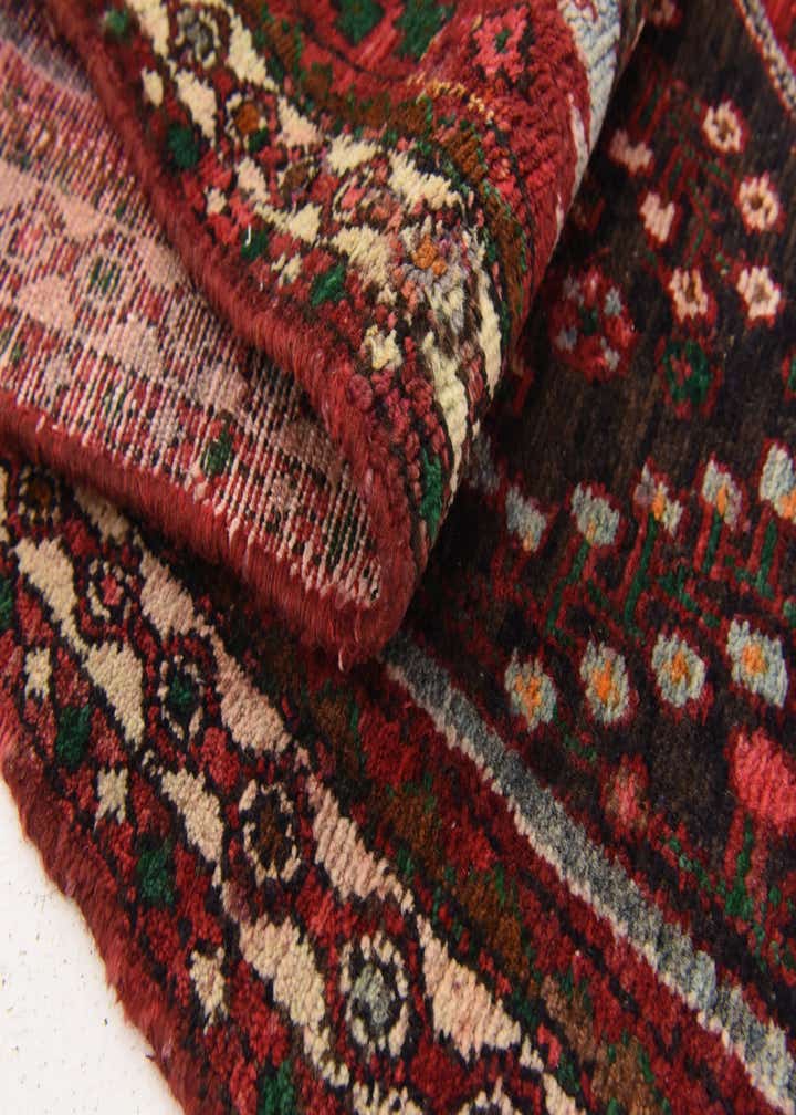 3' 4 x 9' 7 Hand Knotted Saveh Persian Wool Runner Rug