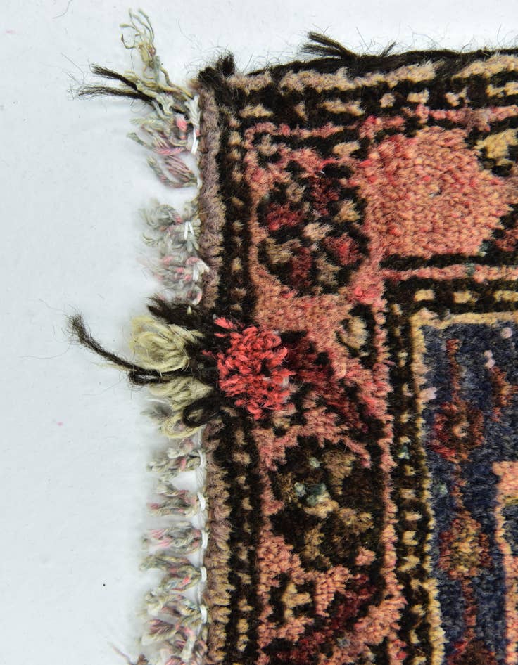 Detail image of 3' x 6' 5 Hand Knotted Saveh Persian Wool Runner Rug