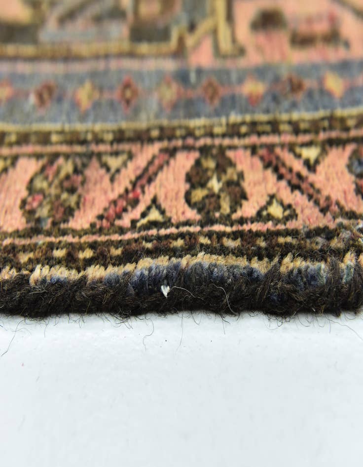 Detail image of 3' x 6' 5 Hand Knotted Saveh Persian Wool Runner Rug