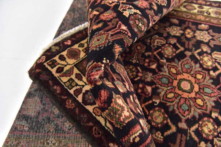 3' 7 x 10' 6 Hand Knotted Shahsavand Persian Wool Runner Rug