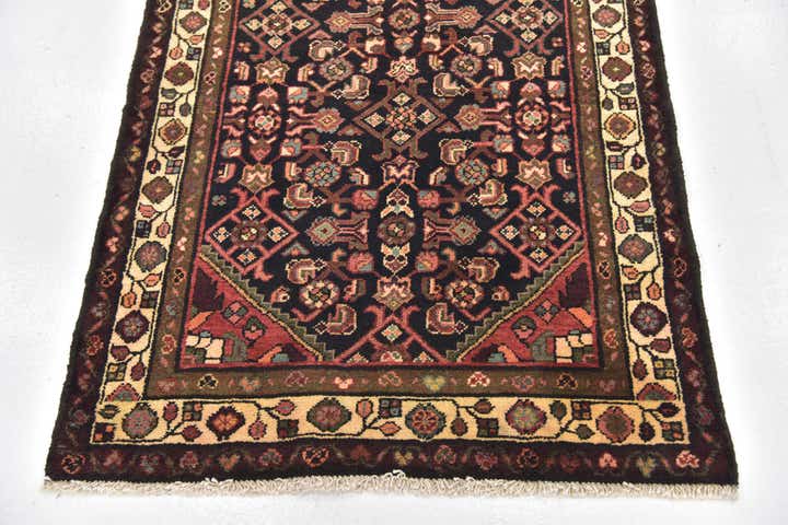 3' 7 x 10' 6 Hand Knotted Shahsavand Persian Wool Runner Rug