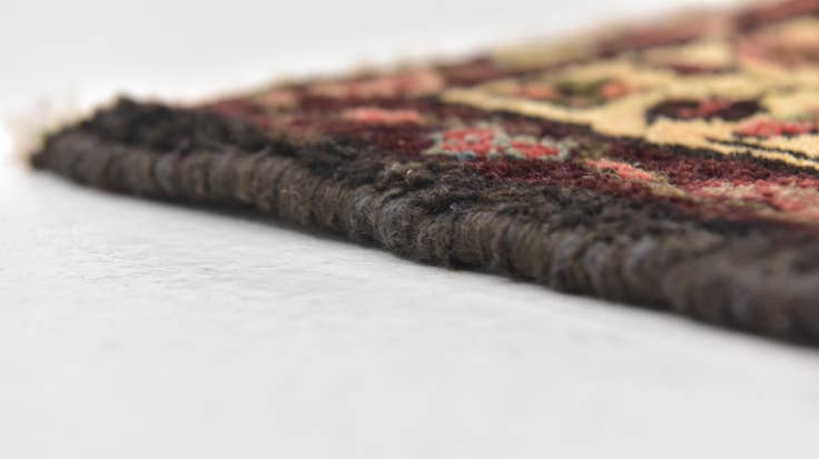 Detail image of 3' 7 x 10' 6 Hand Knotted Shahsavand Persian Wool Runner Rug