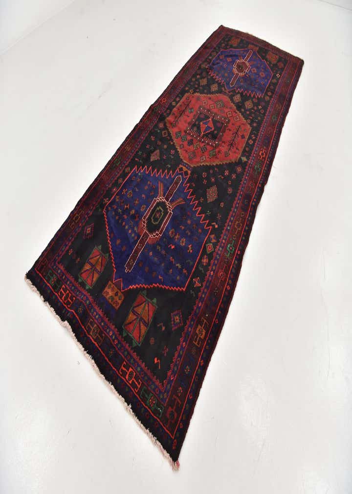 5' x 11' 10 Hand Knotted Sirjan Persian Wool Runner Rug