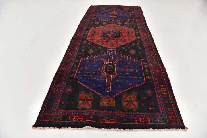 5' x 11' 10 Hand Knotted Sirjan Persian Wool Runner Rug