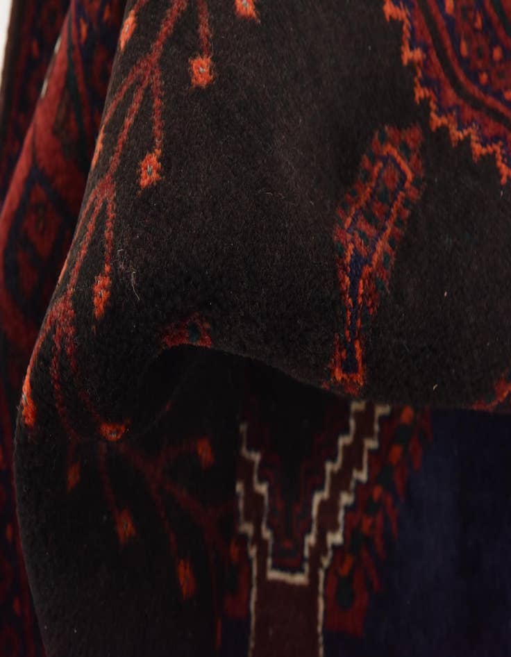 Detail image of 4' 10 x 12' 9  Hand Knotted Sirjan Persian Wool Runner Rug