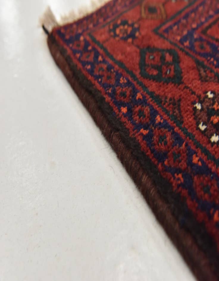 Detail image of 4' 10 x 12' 9  Hand Knotted Sirjan Persian Wool Runner Rug