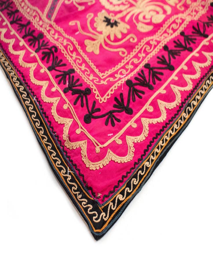 Detail image of 2' 4 x 11' 3 Suzani Runner Rug