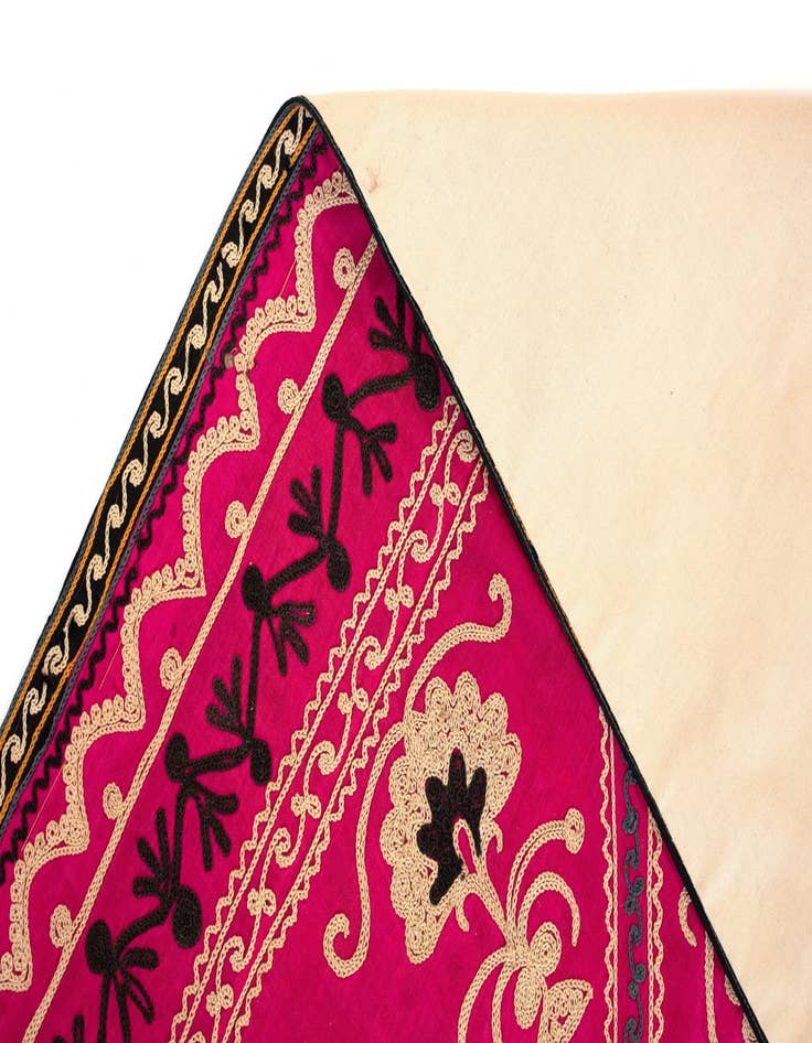 Detail image of 2' 4 x 11' 3 Suzani Runner Rug