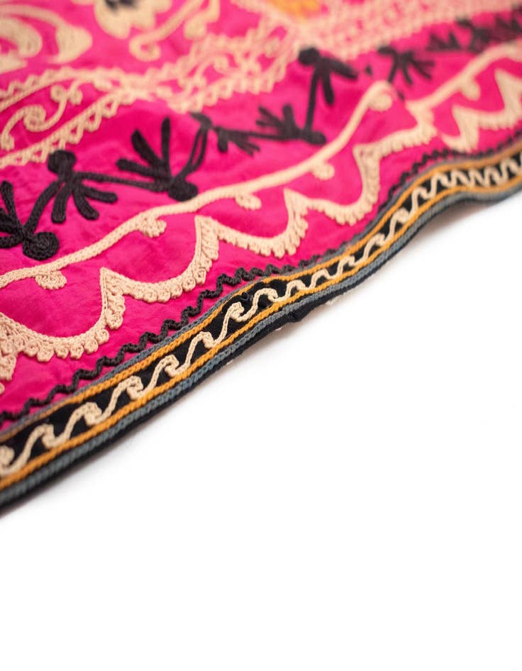 Detail image of 2' 4 x 11' 3 Suzani Runner Rug