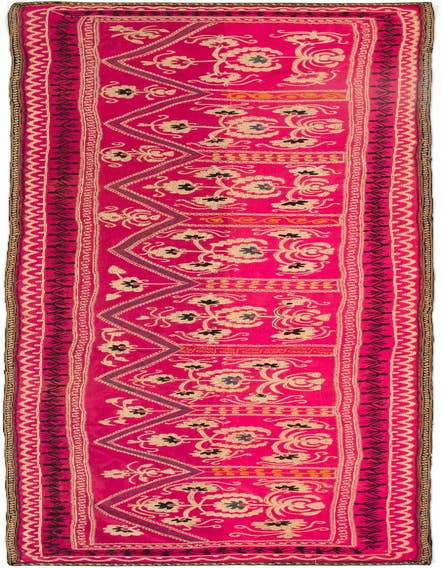 Detail image of 2' 4 x 11' 3 Suzani Runner Rug