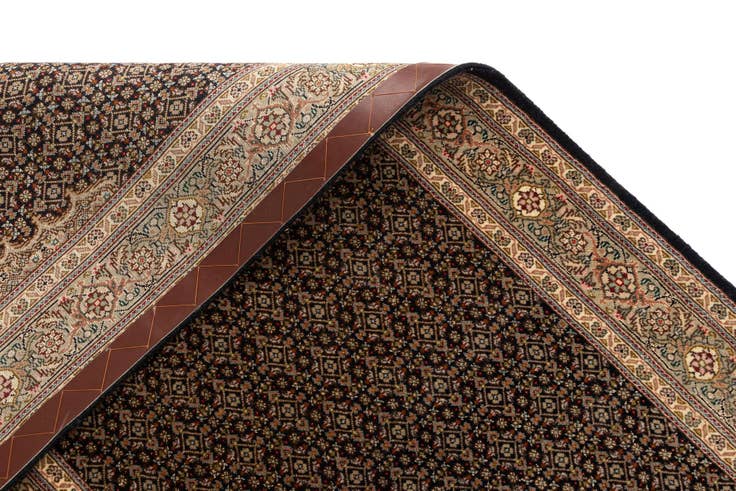 Detail image of 2' 8 x 9' 7 Tabriz Mahi Wool Runner Rug