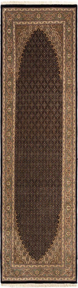 Detail image of 2' 8 x 9' 7 Tabriz Mahi Wool Runner Rug