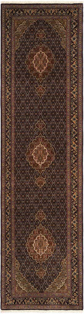 2' 9 x 10' 2 Tabriz Mahi Wool Runner Rug