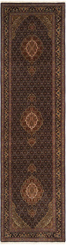 Detail image of 2' 9 x 10' 2 Tabriz Mahi Wool Runner Rug