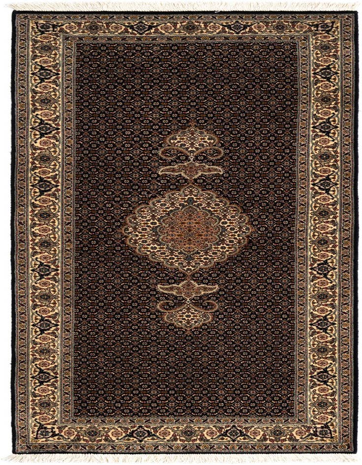 Detail image of 2' 7 x 6' 11 Tabriz Mahi Wool Runner Rug