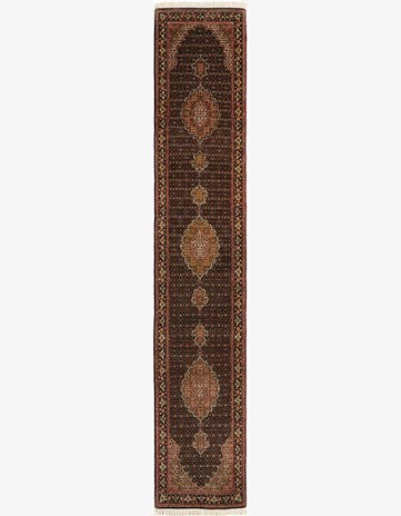 2' x 10' 9 Tabriz Mahi Wool Runner Rug