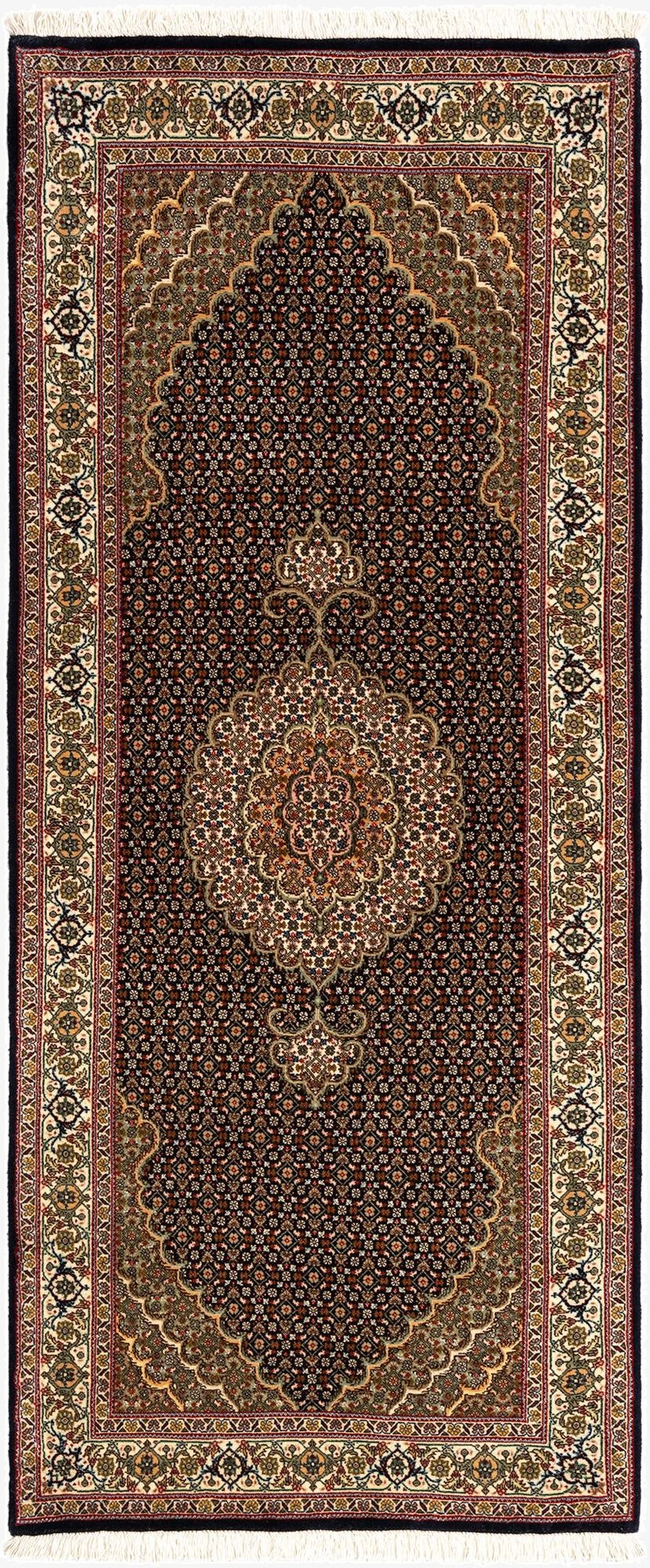 2' 8 x 6' 7 Tabriz Mahi Wool Runner Rug