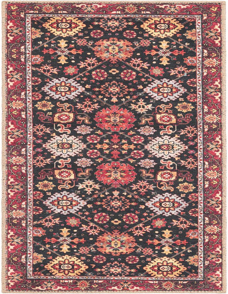 Detail image of 2' x 5' 1 Washable Timeless Runner Rug