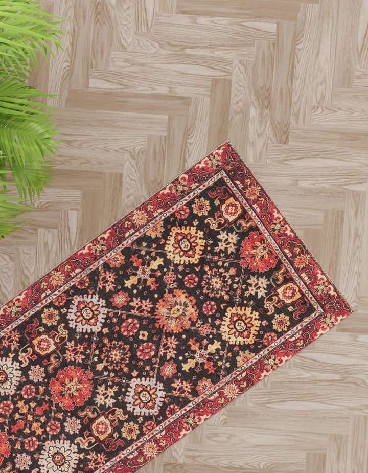 2' x 5' 1 Washable Timeless Runner Rug