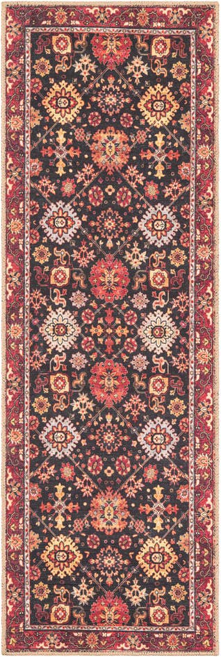 Detail image of 2' x 6' 1 Washable Timeless Runner Rug