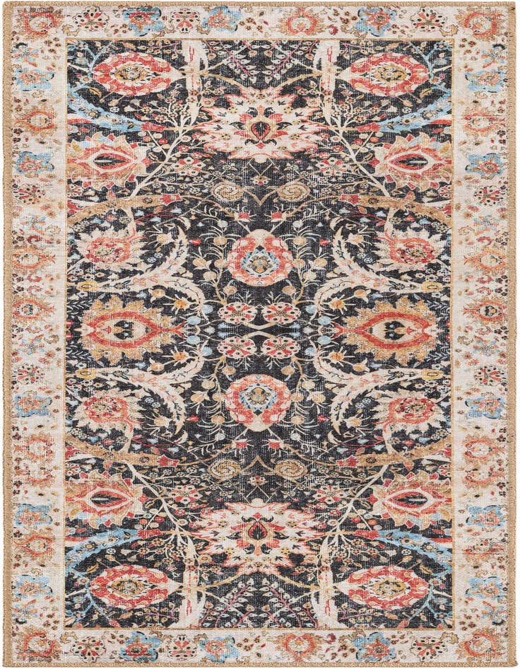 Detail image of 2' x 5' 1 Washable Timeless Runner Rug